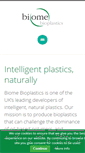 Mobile Screenshot of biomebioplastics.com